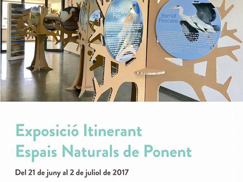 Exposició itinerant dels Espais Naturals de Ponent